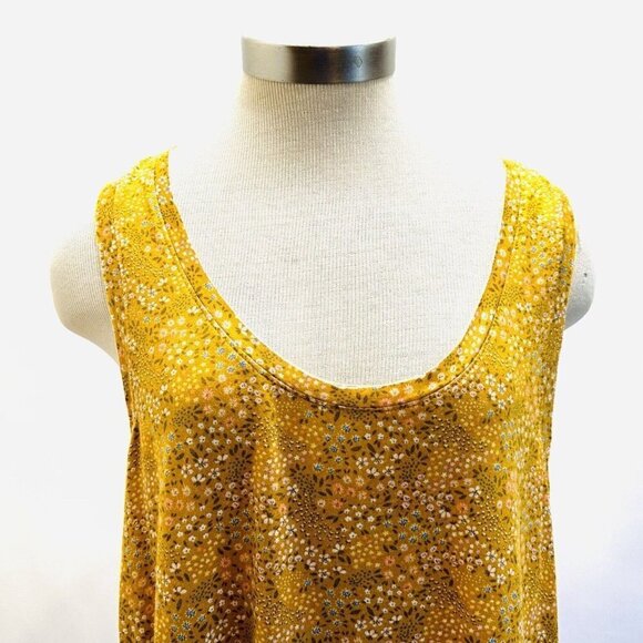 NWT SO GOODS FOR LIFE Juniors Sleeveless Pullover Round Neck Floral Shirt Sz XL - Picture 2 of 10